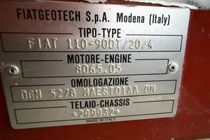 trattore gommato fiat 110/90