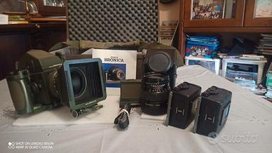 fotocamera. ZENZA BRONICA 6X6 "SAFARI" KIT. +ALTRO