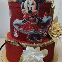 Torta scenografica Minnie 