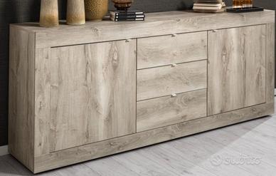 Madia Basic due ante con cassetti mondo convenienz