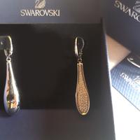 SWAROVSKI Rhodium Crystal Cycle Orecchini 5124327
