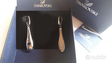 SWAROVSKI Rhodium Crystal Cycle Orecchini 5124327