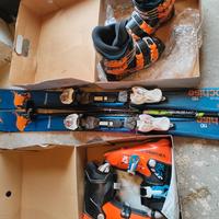 Completo scii scarponi ragazzo