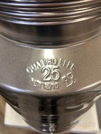 Fusto inox da 25 litri