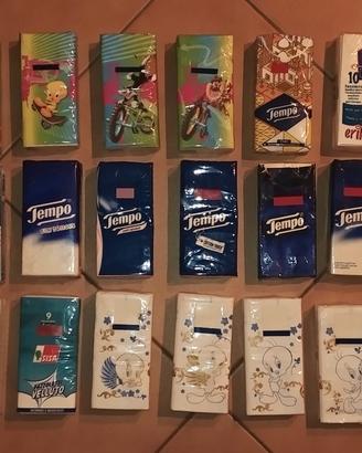 pacchetti di fazzoletti da collezione