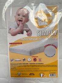 Materasso per neonati mis 60x120
