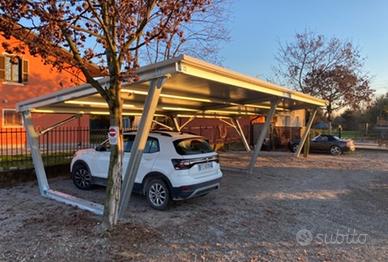 Tettoia carport antigrandine autoportante