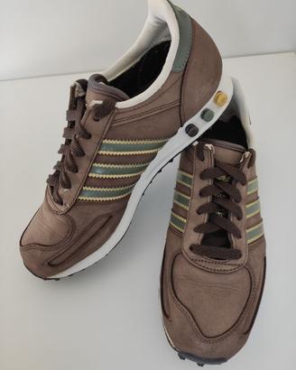 ADIDAS L.A. TRAINER Originali PELLE NABUK VerdeOro