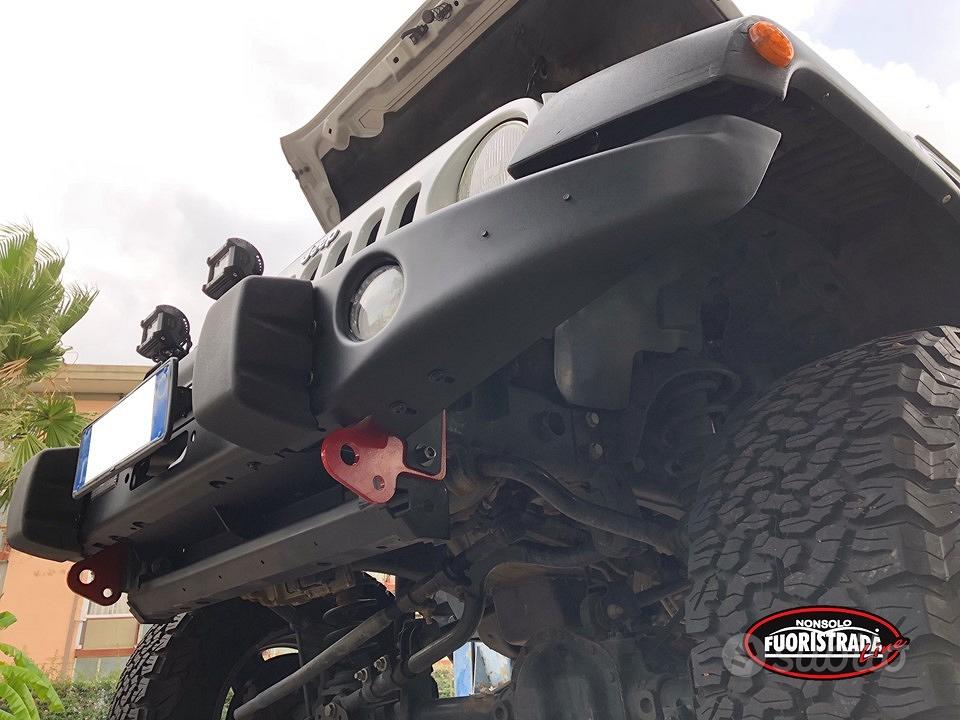 Paraurti Anteriore Scatolato con A-bar Porta Verricello Jeep Wrangler JK