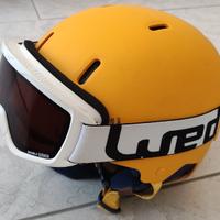 CASCO DA SCI PER RAGAZZI + OCCHIALI