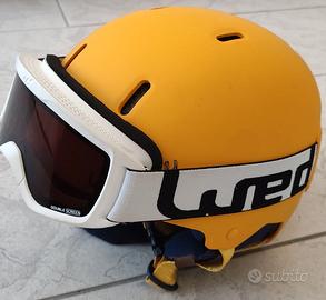 CASCO DA SCI PER RAGAZZI + OCCHIALI