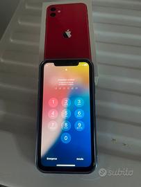 Cellulare iPhone 11 Red, 128gb