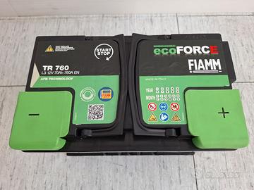 Batteria auto 12V 70Ah nuova FIAMM ecoFORCE TR760