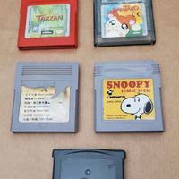 5 Videogiochi per Nintendo Game Boy vari modelli