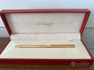Penna a sfera S.T.Dupont Paris Oro con scatola