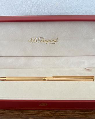 Penna a sfera S.T.Dupont Paris Oro con scatola
