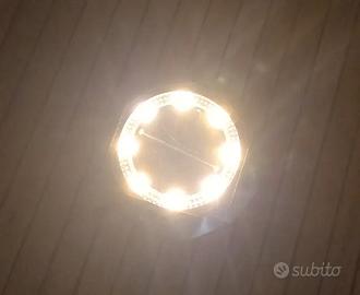 Faretti da giardino a luce solare, diam. 9 cm