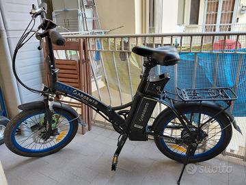Bici elettrica Argento Piuma città pieghevole