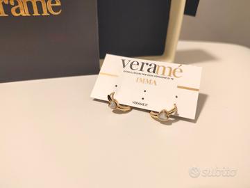 Veramé orecchini anallergici dettaglio cuore