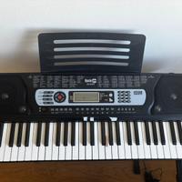 pianola rock jam rj 654 COMPLETA  CON BASE SUPPORT