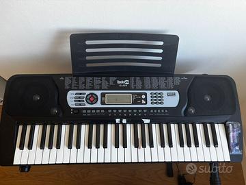 pianola rock jam rj 654 COMPLETA  CON BASE SUPPORT