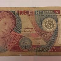 BANCONOTA REP. ITALIANA LIRE 100000 BOTTICELLI