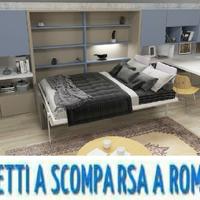 Letto a scomparsa divano salone 5-letti a roma-via