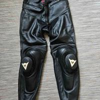 Pantaloni moto in pelle Dainase