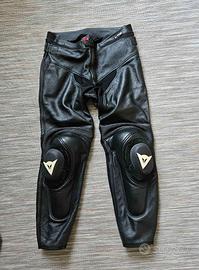 Pantaloni moto in pelle Dainase