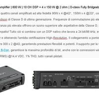 AF C4.10 bitDSP Amplifier | 600 W | 10 CH DSP + 4
