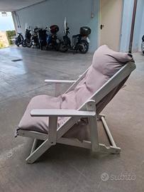 Poltrona in legno (coppia)