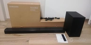 Soundbar Samsung B750D con subwoofer
