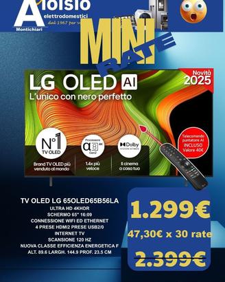TV OLED LG 65B56LA4K DVBT2/S2 SMART WEBOS