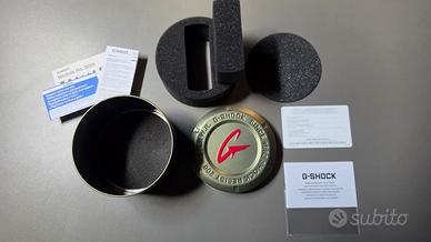 Scatola Casio G-Shock e documenti, autentici