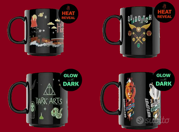 Tazze Harry Potter:  Fluorescenti e termosensibili