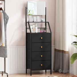 Cassettiera con specchio salvaspazio NUOVA