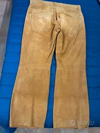Pantalone vintage Levi’s Strauss in vera pelle sca