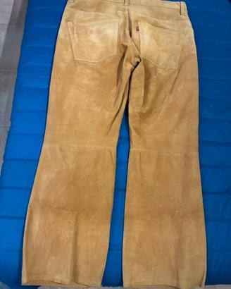 Pantalone vintage Levi’s Strauss in vera pelle sca