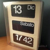 Solari udine dator 6041 orologio palette vintage