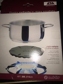 Piastra radiante in ghisa smaltata