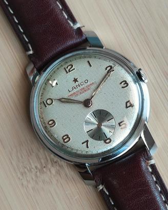 Orologio Lanco Mod. 11 De Luxe oversize anni 50