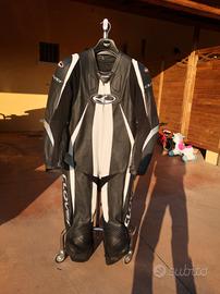 tuta moto 52 clover PERFETTA intera in pelle 
