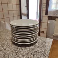 Set 12 piatti bianchi