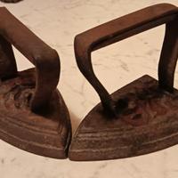 Antico ferro da stiro in ghisa fine '800 