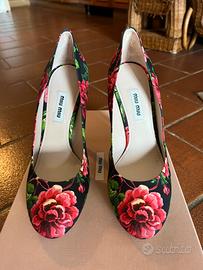 Décolleté in raso di Miu Miu nr.37.5