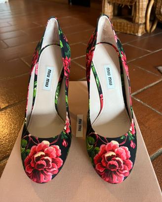 Décolleté in raso di Miu Miu nr.37.5