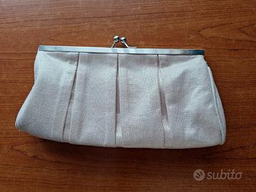 Borsa clutch / pochette rosa beige Bijou Brigitte