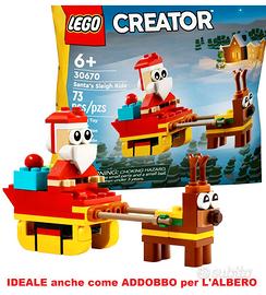 LEGO Natale 30670 - Babbo Natale con Sli NUOVO SIG