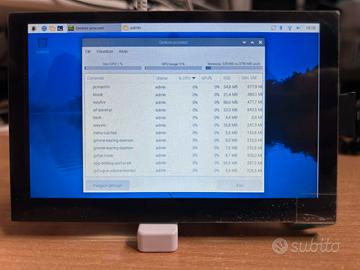 Raspberry con LCD 7'' SSD DVB-T2 Media Player