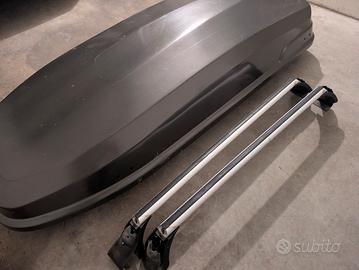 Baule e barre portatutto originali Fiat 500L